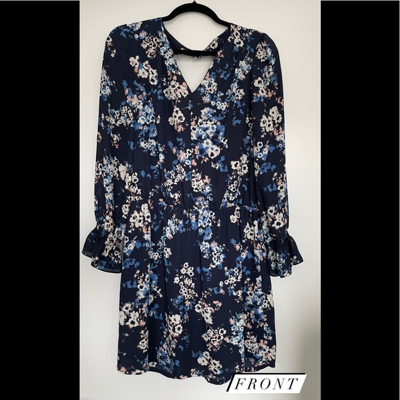 Lila Rose Navy Floral Dress 👗 - Picture 1 of 5